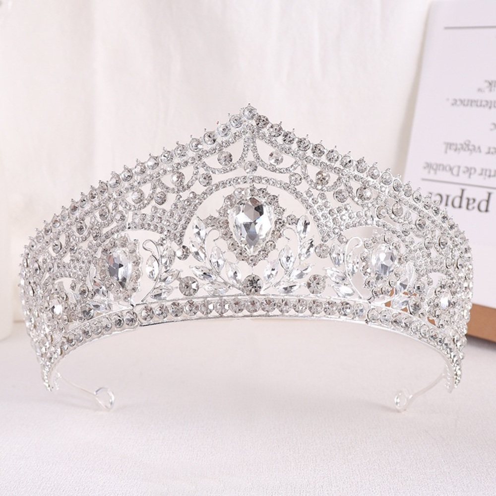 Dazzling Silver Crystal Tiara